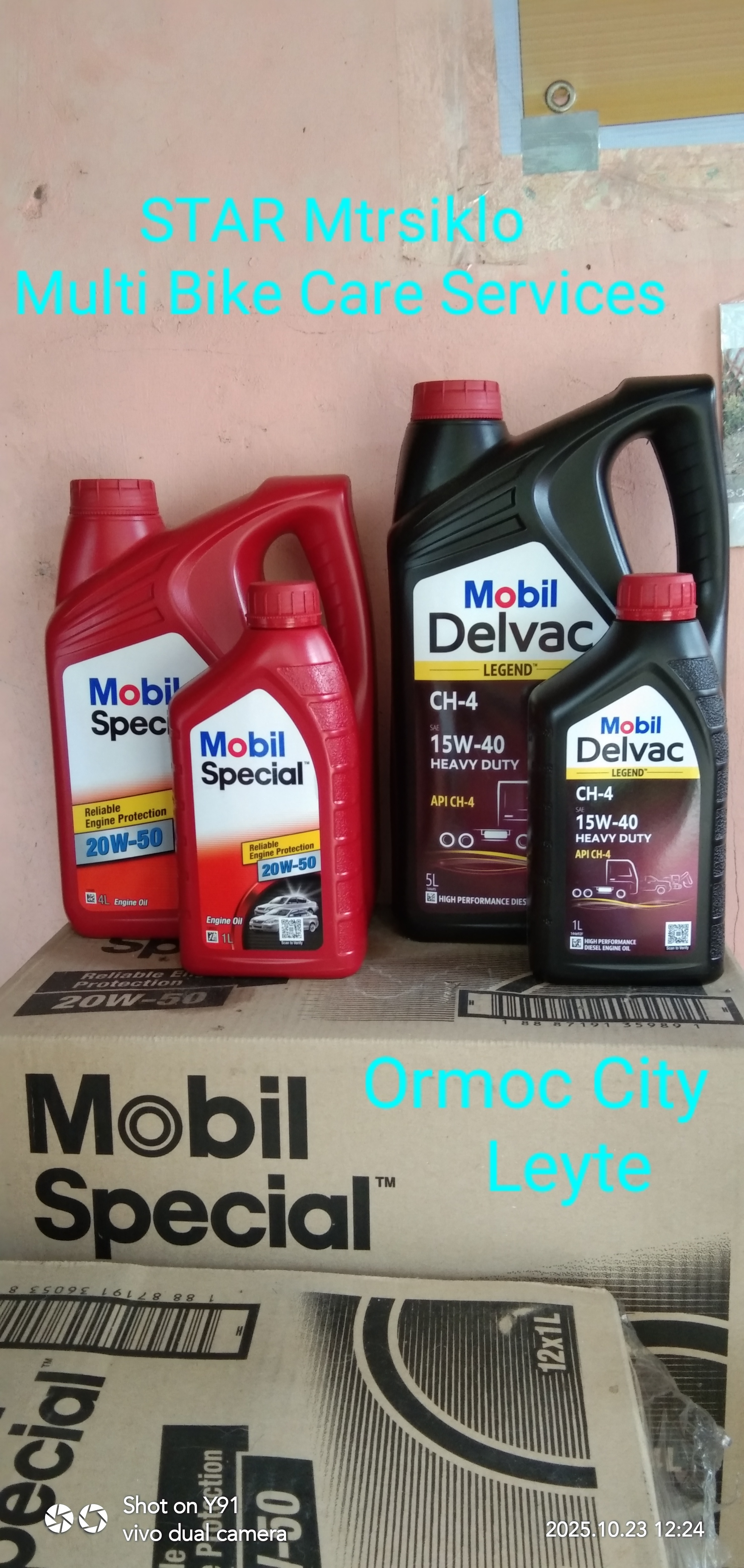 MOBIL Engine Oil for Gasoline and Diesel Motor Vehicles 